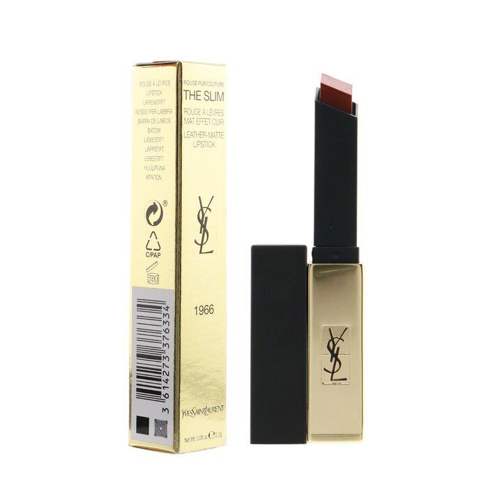 Yves Saint Laurent 细管纯口红 哑光唇膏(小金条) - # 1966 Rouge Libre -1966 Rouge Libre(2.2g/0.08oz)商品第2张图片规格展示