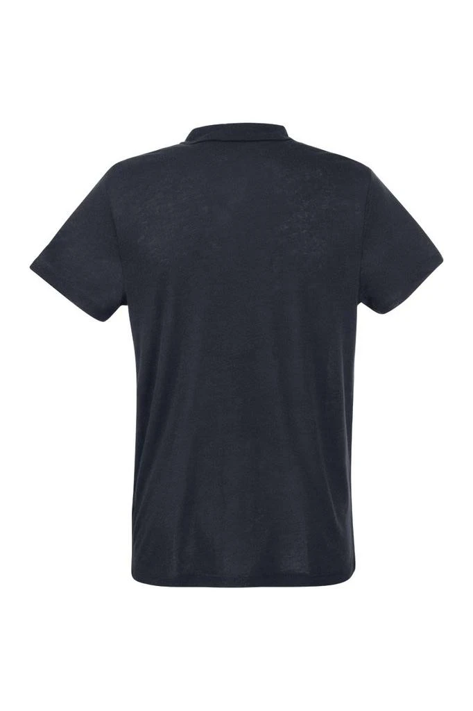商品MAJESTIC FILATURES|MAJESTIC FILATURES Short-sleeved polo shirt,价格¥670,第2张图片详细描述