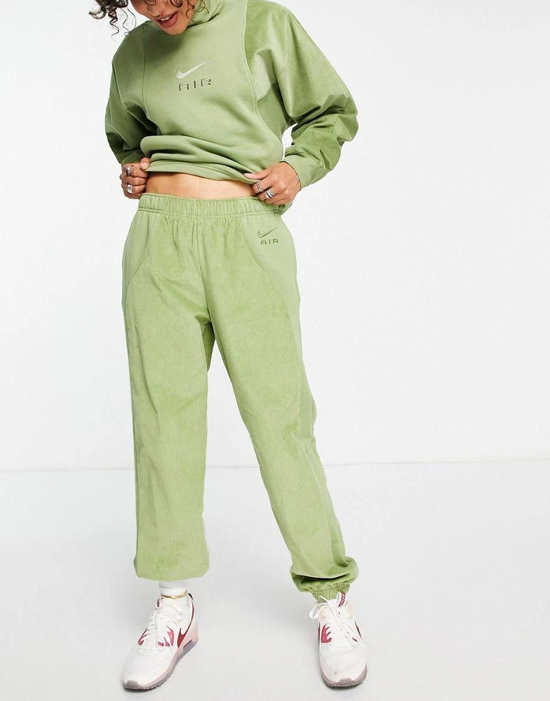 商品NIKE|Nike Air cord joggers in alligator green,价格¥307,第1张图片