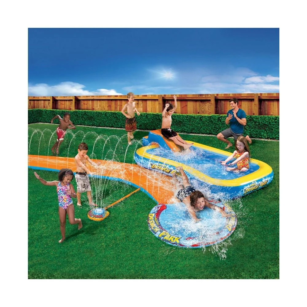 Aqua Drench 3-in-1 Splash Park with Pool, Sprinkler and Waterslide 商品