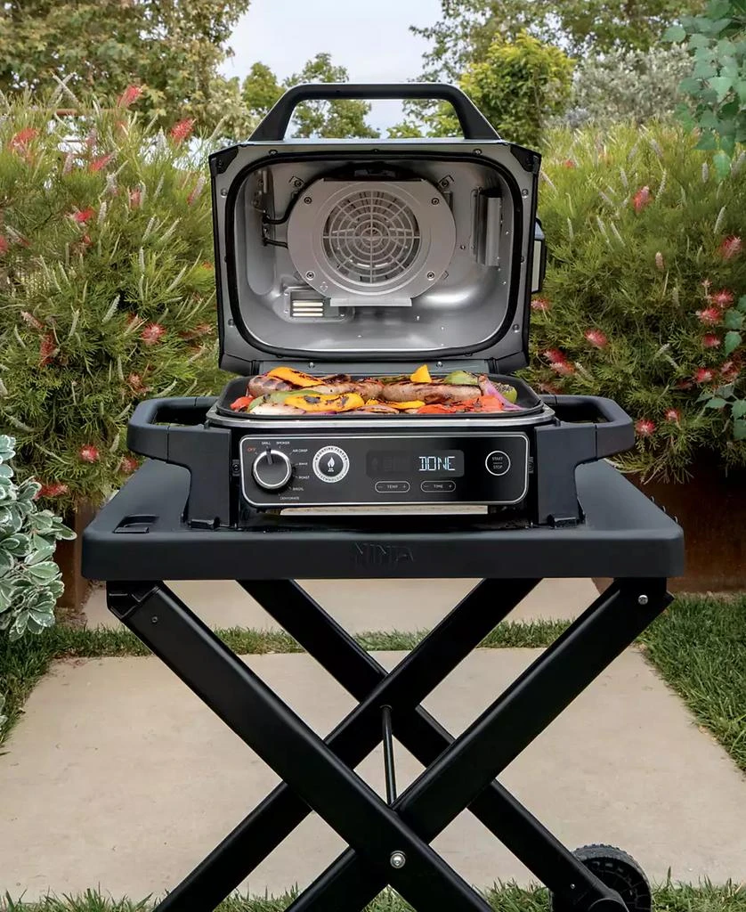 商品Ninja|Wood Fire Collapsible Outdoor Grill Stand, Made for Ninja Wood Fire Grills, XSKSTAND,价格¥1119,第3张图片详细描述