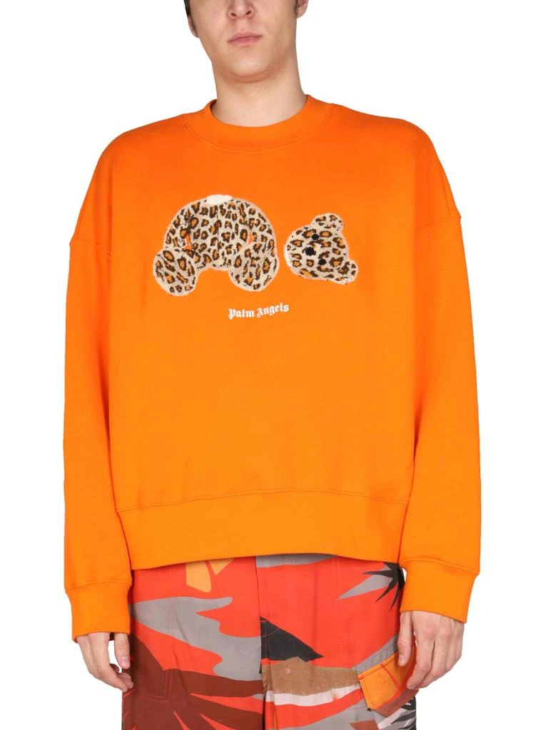 商品Palm Angels|LEOPARD BEAR PRINT SWEATSHIRT,价格¥2648,第1张图片