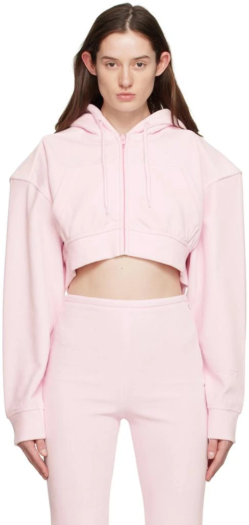 商品Alexander Wang|Pink Padded Hoodie,价格¥1086,第1张图片