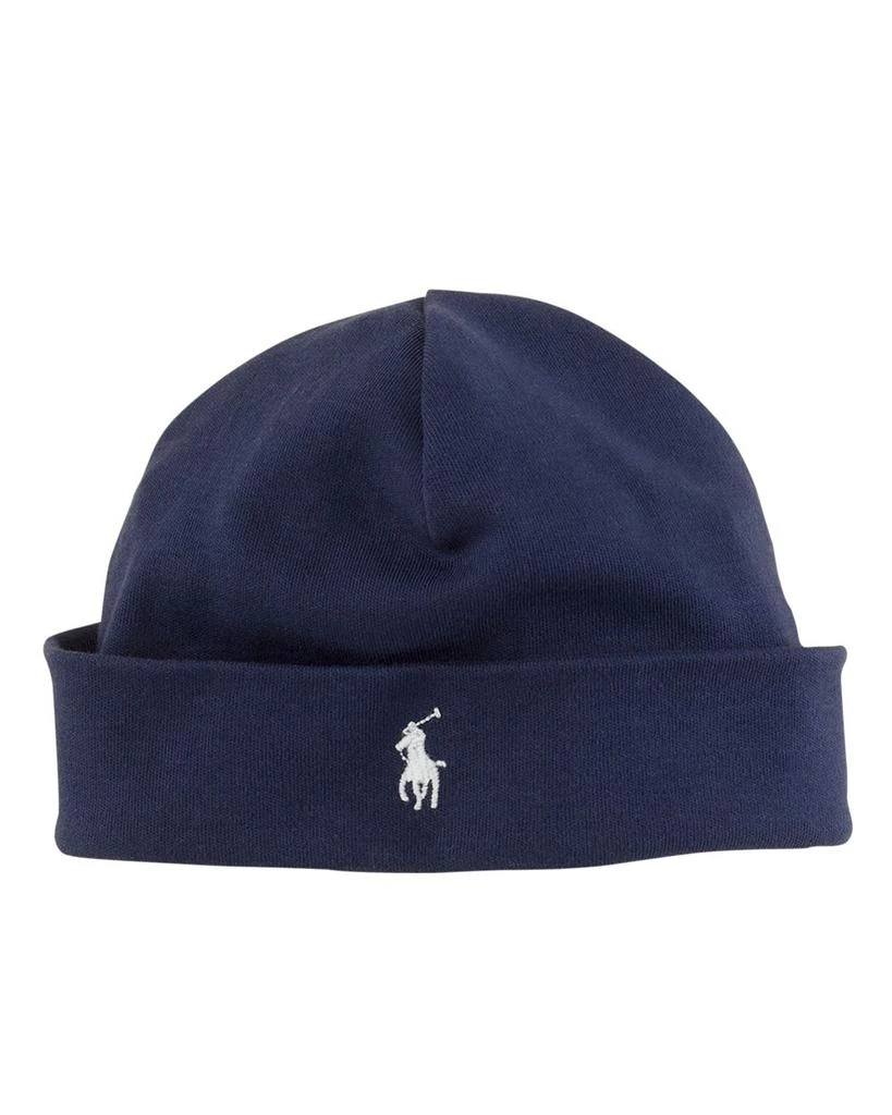 商品Ralph Lauren|男婴Boys' Layette Reversible Beanie - Baby,价格¥113,第1张图片详细描述