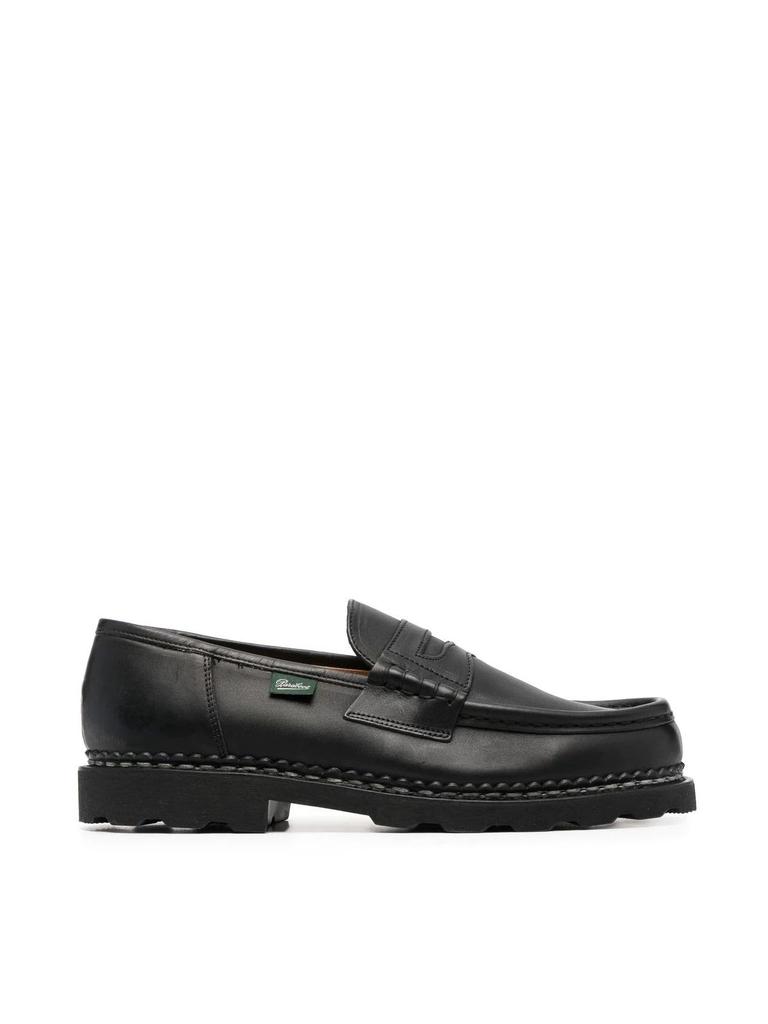 Paraboot Men's  Black Other Materials Loafers商品第1张图片规格展示