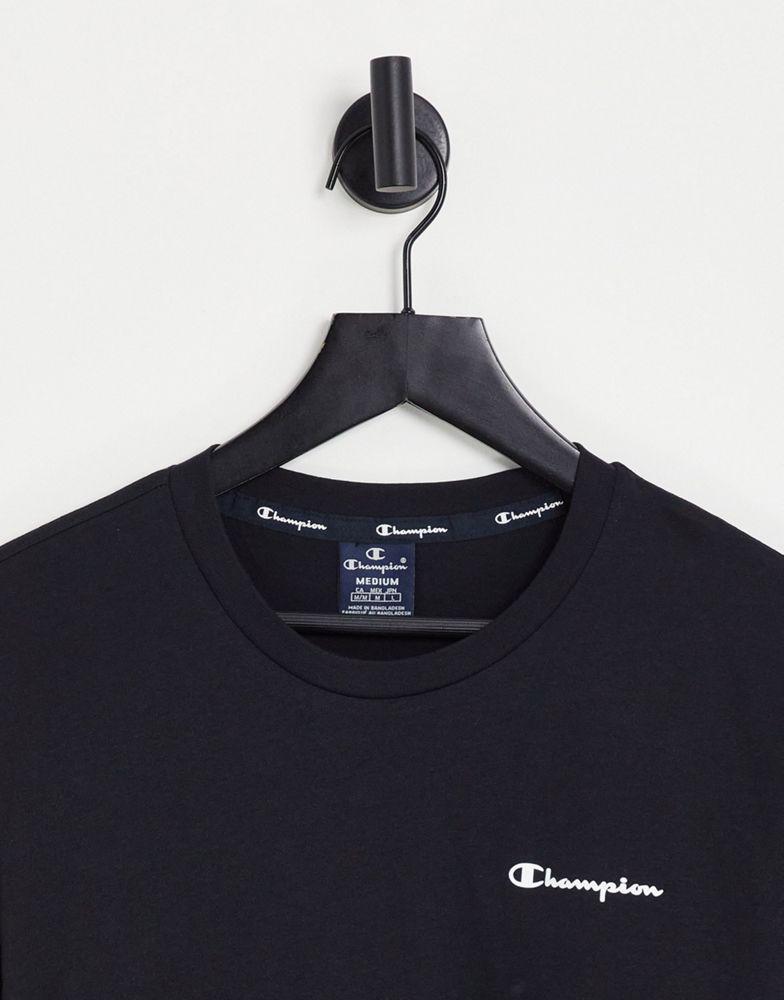 Champion small logo t-shirt in black商品第3张图片规格展示