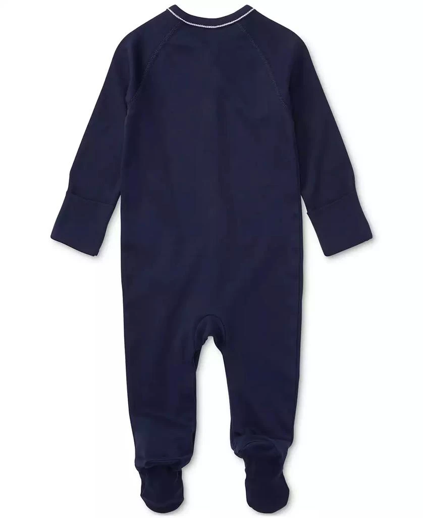 商品Ralph Lauren|男婴纯棉包脚连体衣,价格¥292,第2张图片详细描述