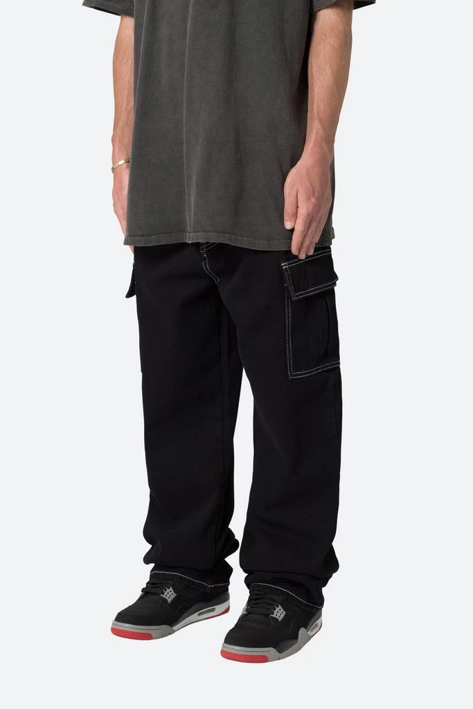 商品MNML|Contrast Ultra Baggy Denim - Black,价格¥547,第2张图片详细描述