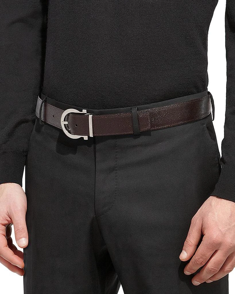 Salvatore Men's Gancini Reversible Leather Belt 商品