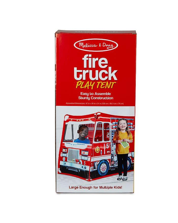 商品Melissa & Doug|Fire Truck Play Tent - Ages 3+,价格¥487,第3张图片详细描述