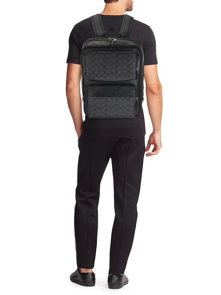 商品Coach|Gotham Pebble Leather Backpack,价格¥3381,第2张图片详细描述