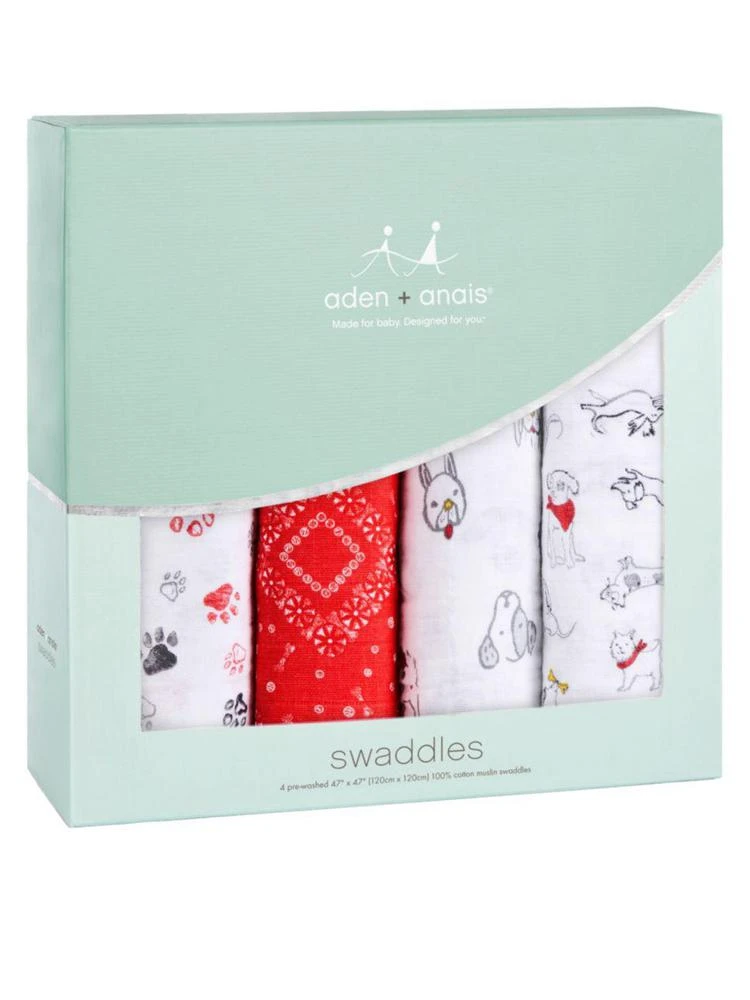 商品aden + anais|4条装婴儿襁褓巾,价格¥371,第2张图片详细描述
