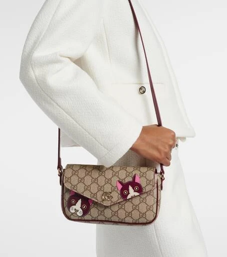 商品Gucci|GG迷你印花单肩包,价格¥11588,第2张图片详细描述