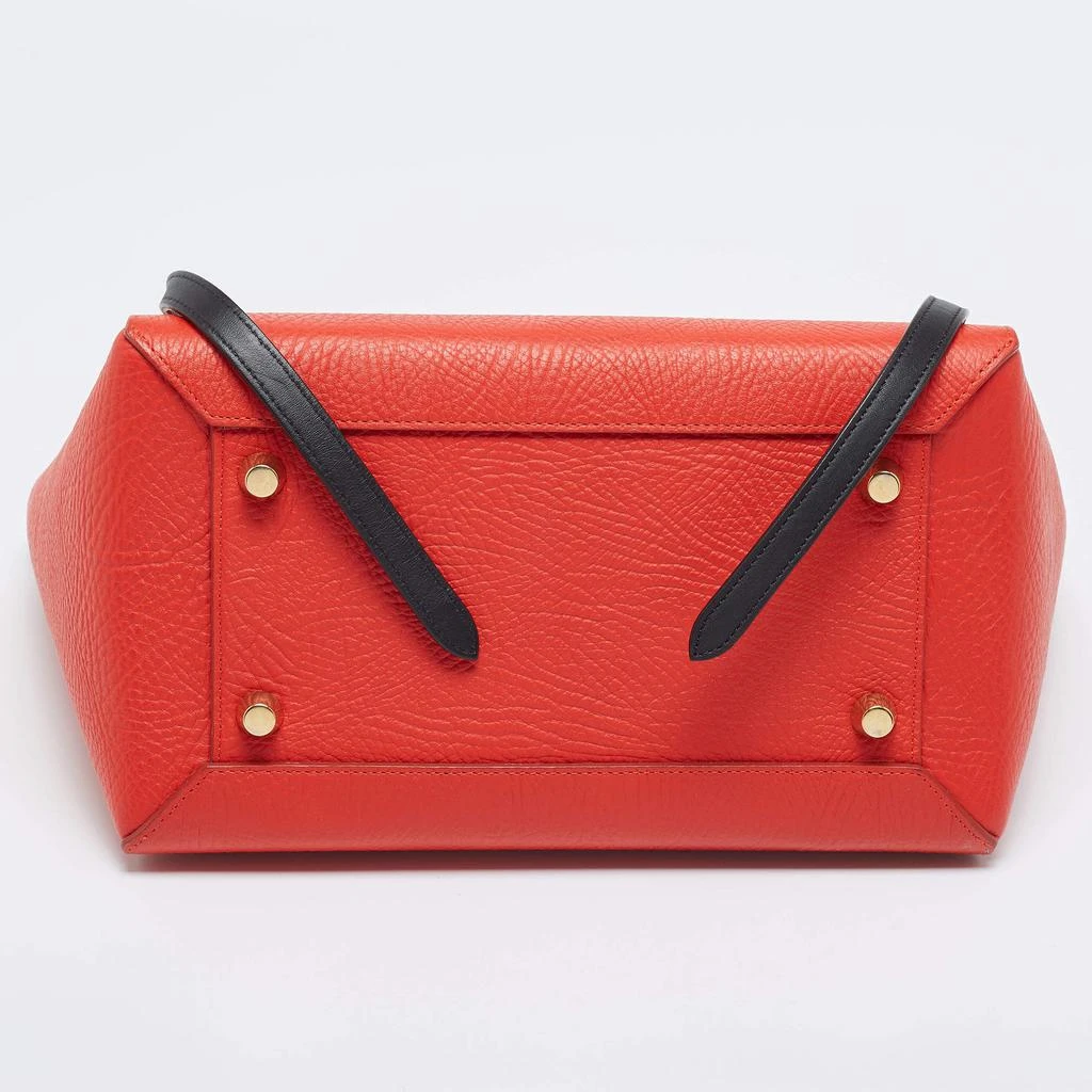 Celine Red/Cream Leather Mini Belt Top Handle Bag 商品