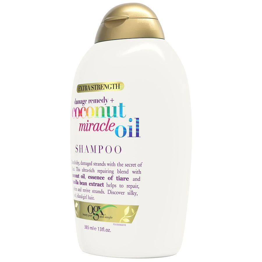 商品OGX|Extra Strength Damage Remedy + Coconut Oil Shampoo Coconut Milk, Tangerine, & Warm Vanilla,价格¥89,第3张图片详细描述