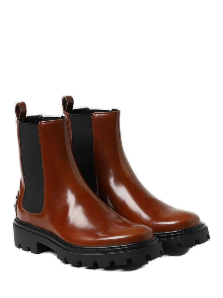 商品Tod's|Tod's Studded Round Toe Chelsea Boots,价格¥4727-¥5073,第3张图片详细描述
