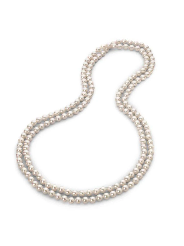 商品Majorica|8MM White Pearl Endless Strand Necklace/60",价格¥2960,第1张图片