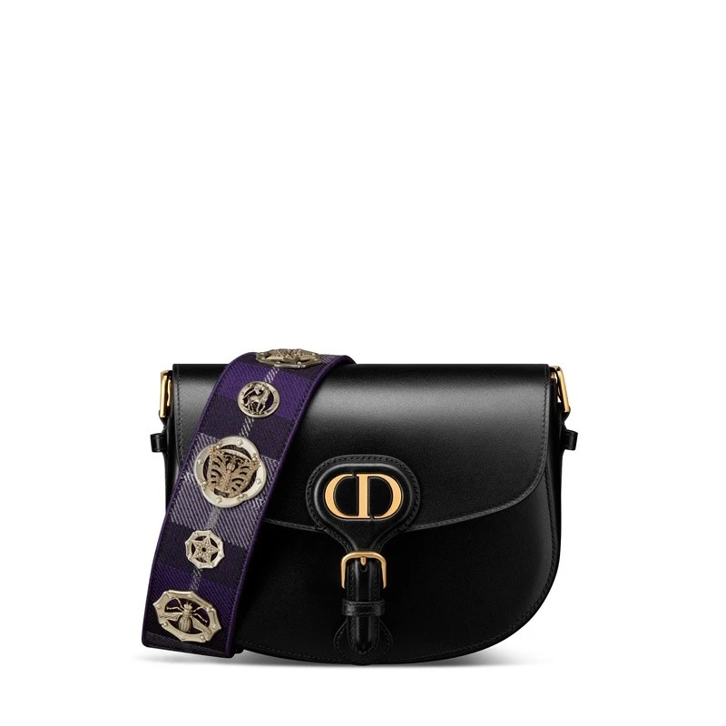 商品Dior|Dior 迪奥 Bobby系列女士黑色牛皮单肩包,价格¥35340,第1张图片