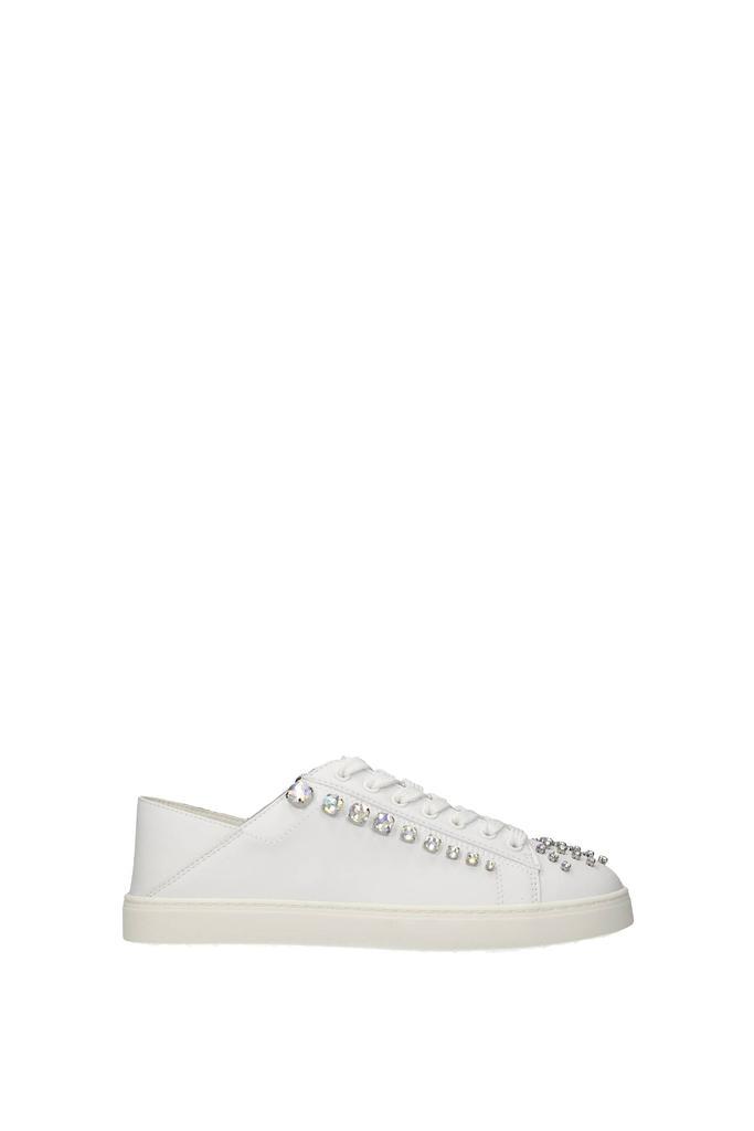 商品Stuart Weitzman|Sneakers Leather White,价格¥3095,第1张图片