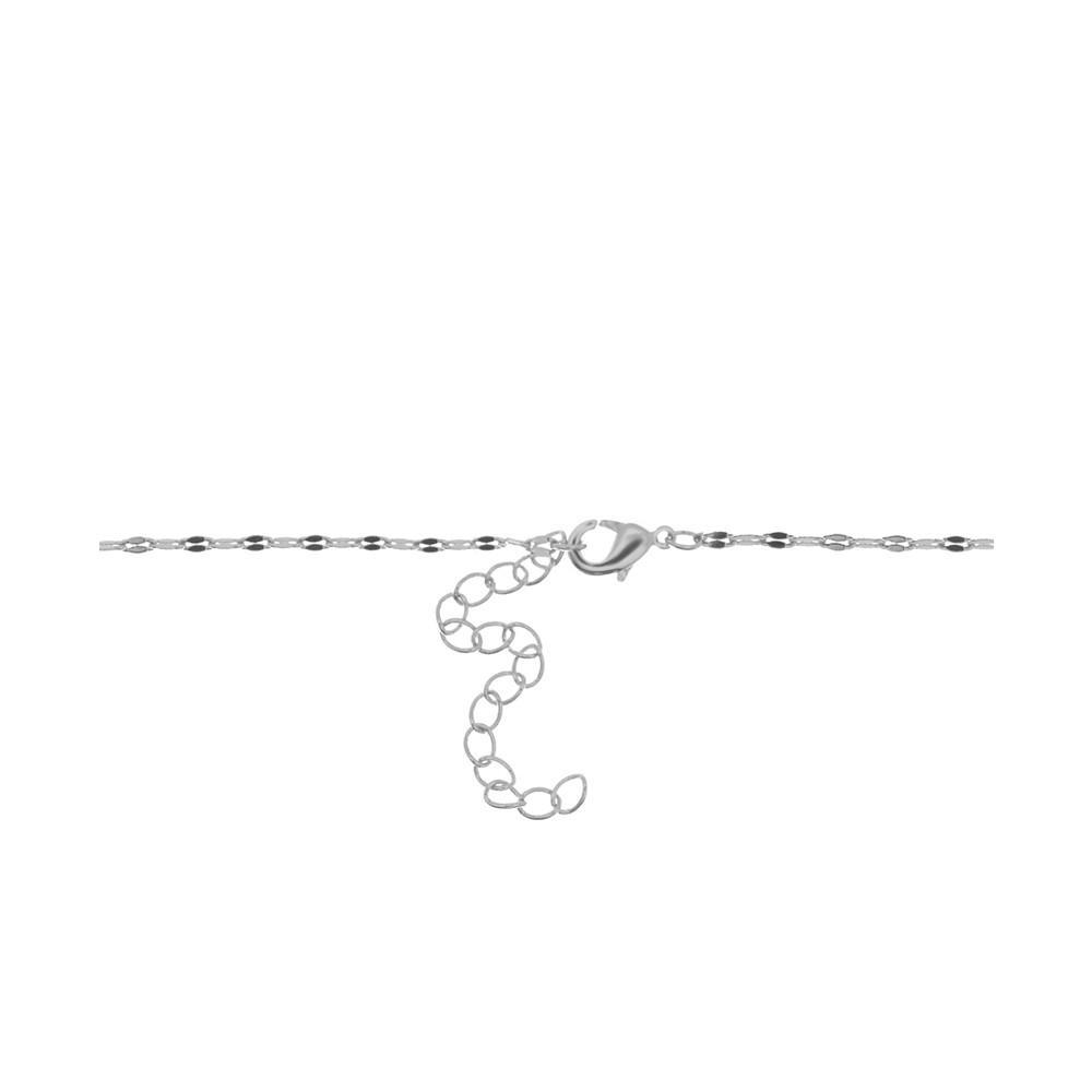 商品Essentials|Cubic Zirconia Solitaire Pendant Necklace, 16" + 2" extender in Silver or Gold Plate,价格¥104,第4张图片详细描述