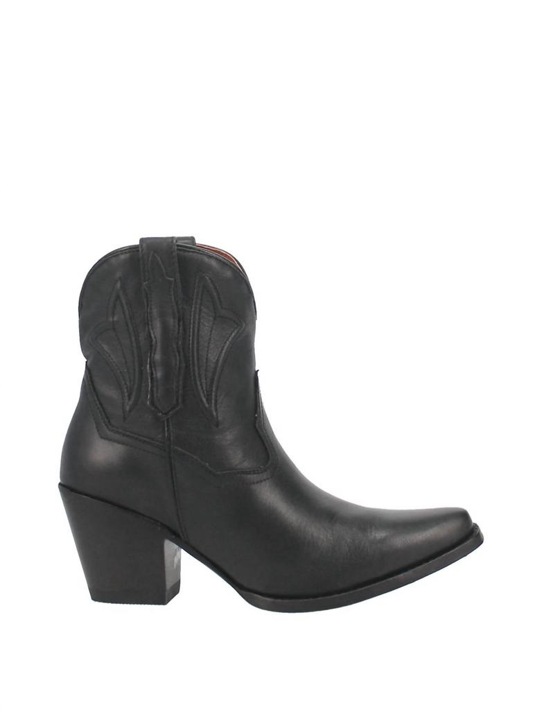 Myla Western Booties - Medium Width In Black商品第1张图片规格展示