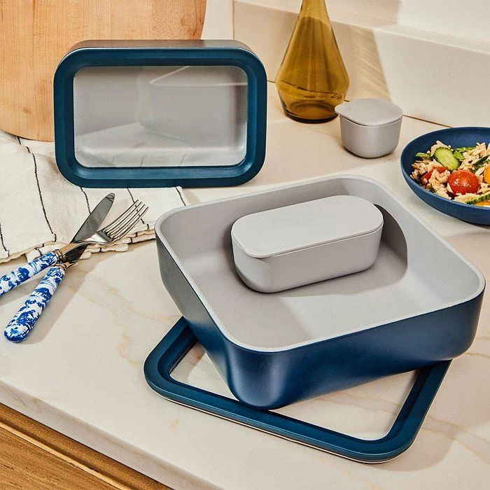 商品Caraway|10 Cup Nonstick Square Glass Food Container,价格¥445,第3张图片详细描述