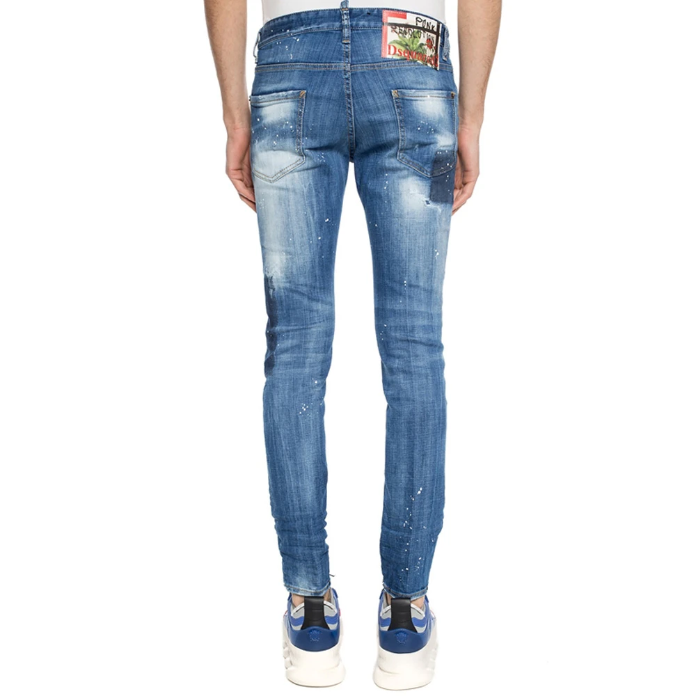DSQUARED2 蓝色男士牛仔裤 S71LB0604-S30342-470 商品