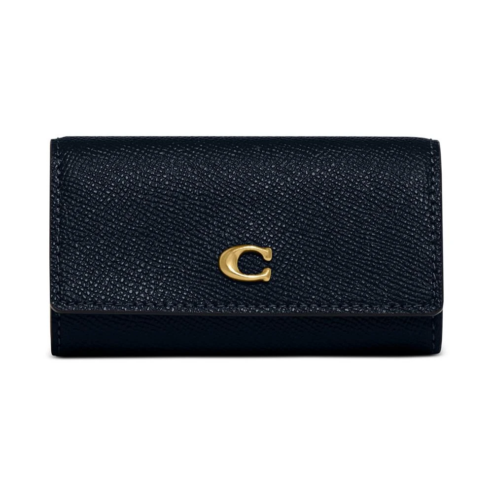 商品Coach|Crossgrain Leather 6 Ring Snap Closure Key Case,价格¥741,第1张图片