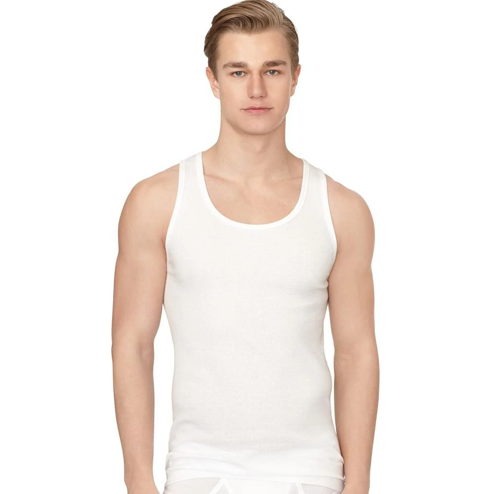 商品Calvin Klein|Men's Classic Ribbed Tank 3-Pack NM9070,价格¥176,第1张图片