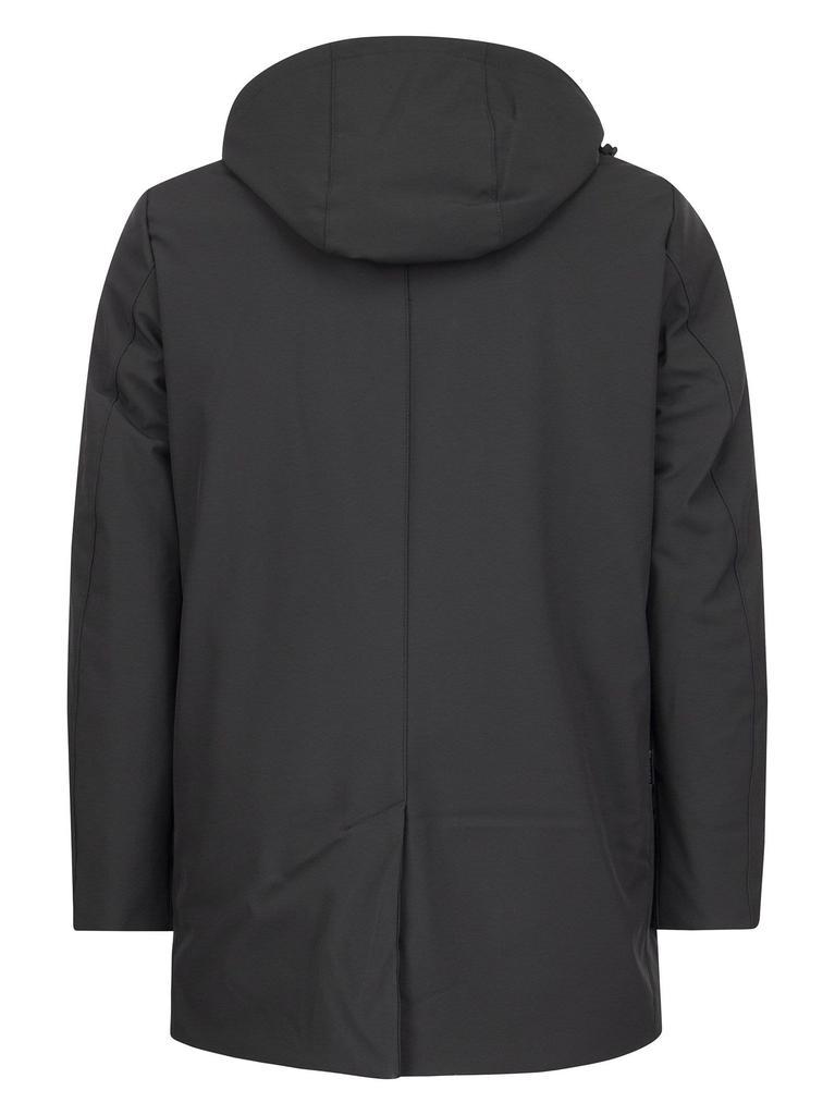 商品Woolrich|Woolrich Barrow Mac Soft Shell Jacket With Removable Hood,价格¥4159,第4张图片详细描述