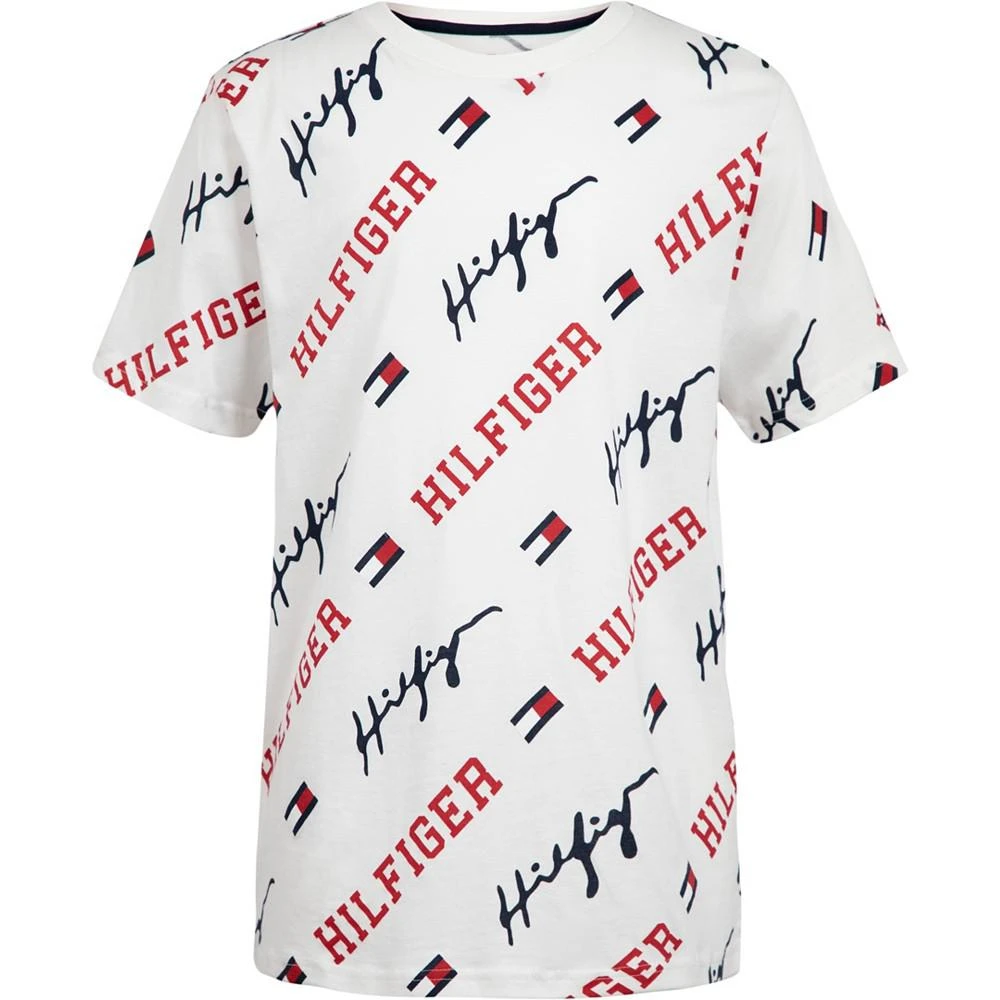商品Tommy Hilfiger|Little Boys Mix Script Flag T-shirt,价格¥102,第1张图片