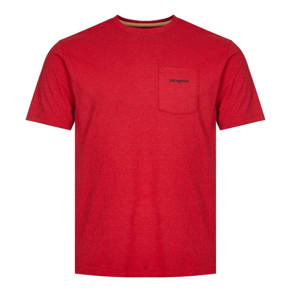 商品Patagonia|Patagonia Ridge Pocket Responsibili T-Shirt - Red,价格¥180,第1张图片