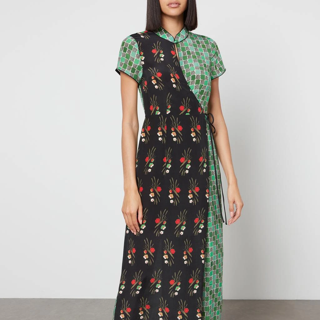 商品Rixo|RIXO Carole Silk Midi Dress,价格¥1398,第3张图片详细描述