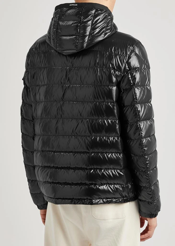 商品Moncler|Galion black hooded quilted shell jacket,价格¥8874,第3张图片详细描述