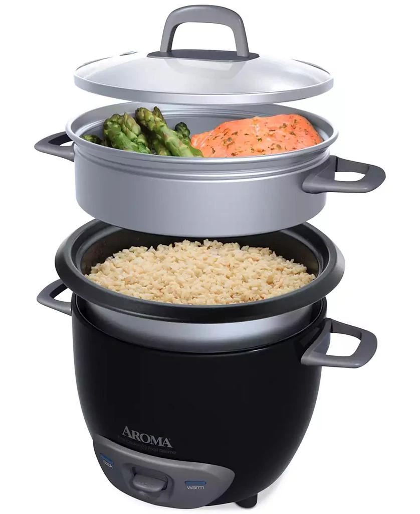 商品Aroma|ARC-743-1NGR 6-Cup Rice Cooker, Red,价格¥189,第2张图片详细描述