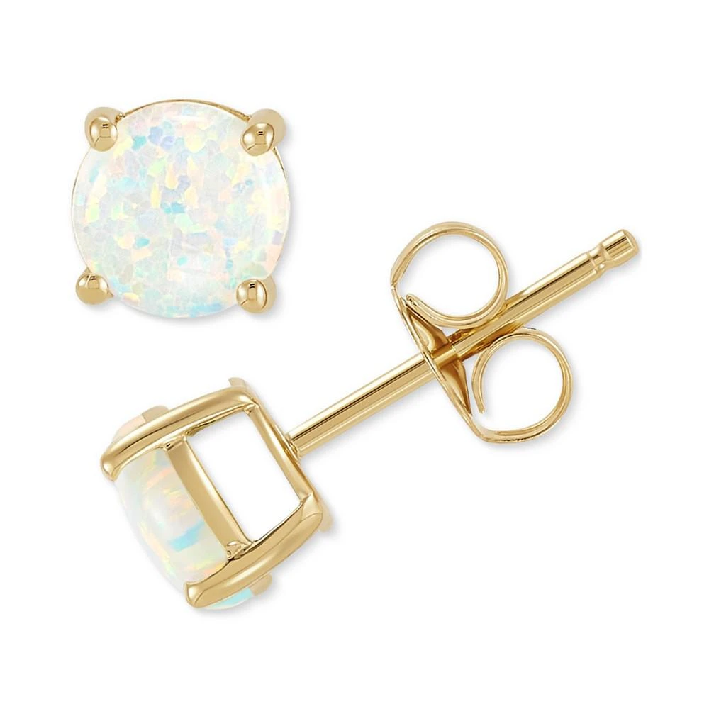 商品Macy's|Birthstone Stud Earrings in 14k Gold or 14k White Gold,价格¥2804,第5张图片详细描述