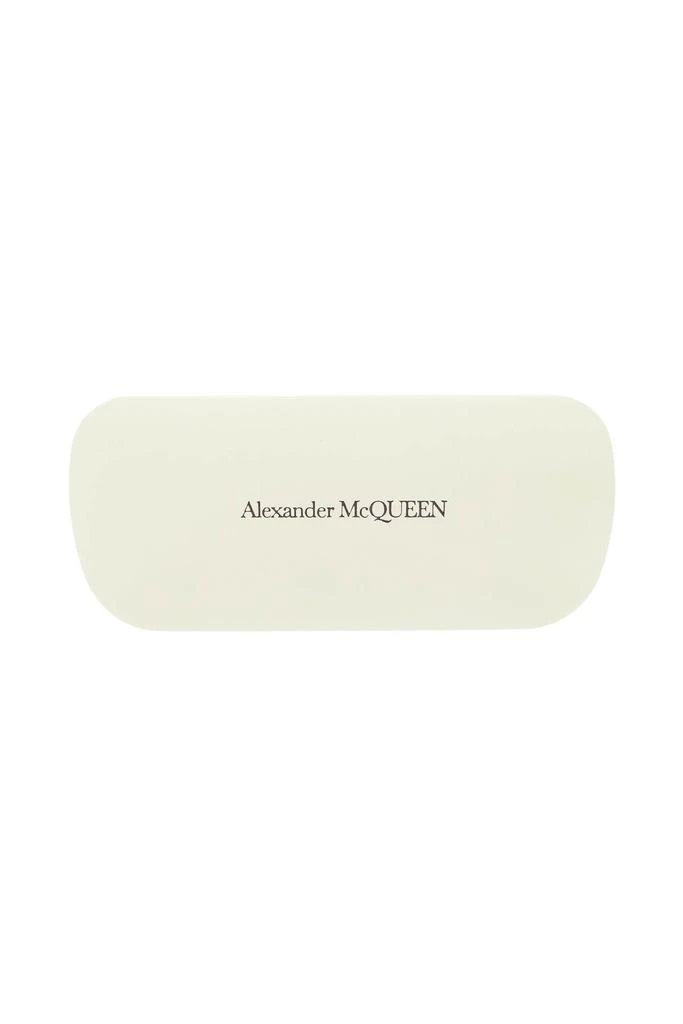 商品Alexander McQueen|ROUNDED ANGLED SUNGLASSES,价格¥1413,第4张图片详细描述