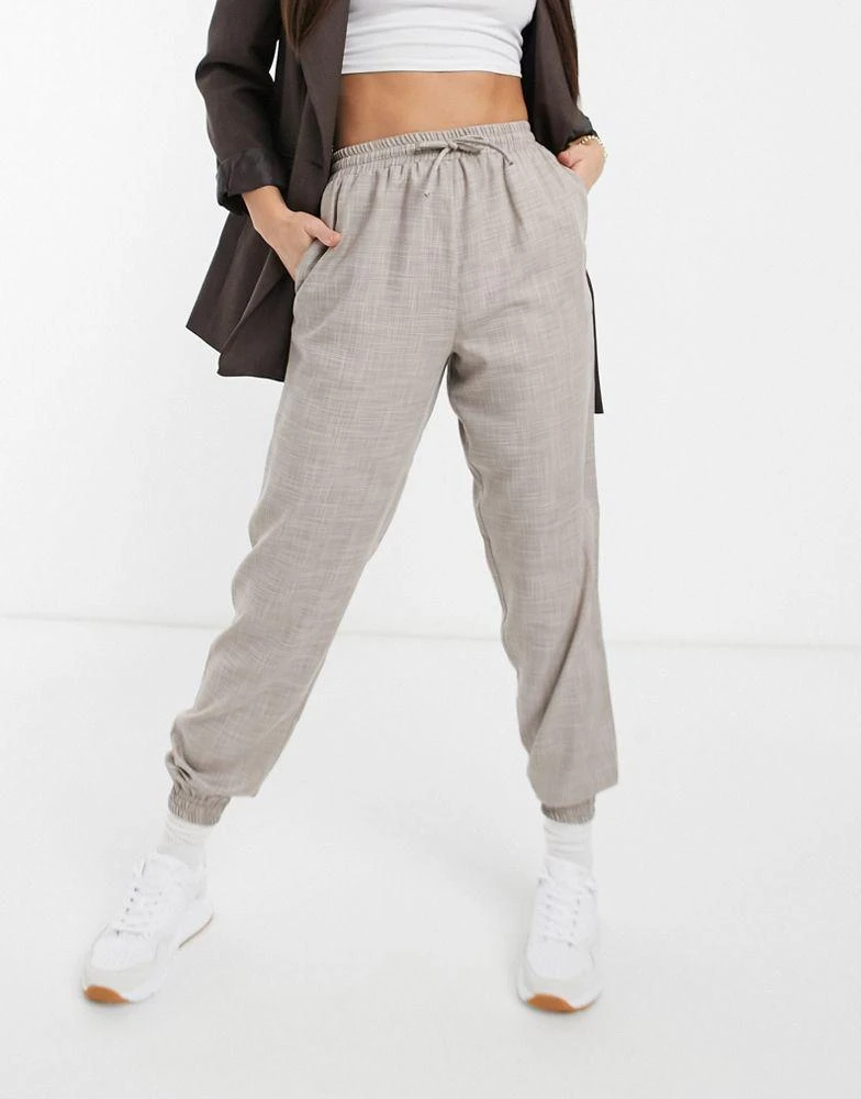 商品ASOS|ASOS DESIGN Tall textured suit jogger,价格¥220,第4张图片详细描述