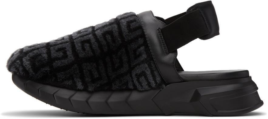 商品Givenchy|Black Shearling & Leather Marshmallow Loafers,价格¥6861,第5张图片详细描述