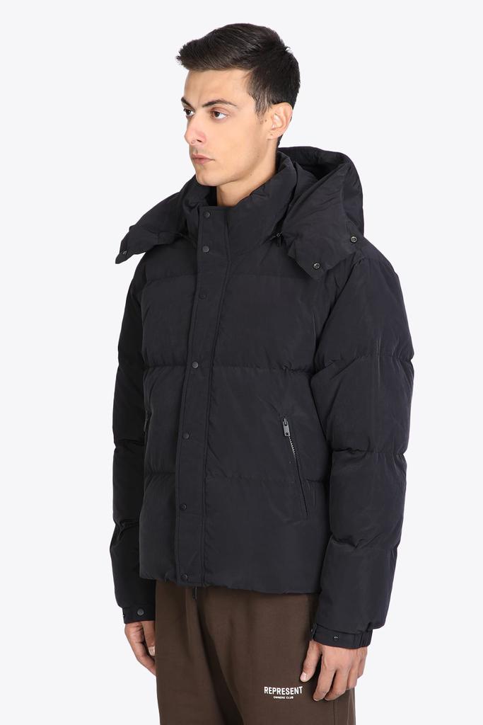 REPRESENT Initial Hooded Puffer Black nylon hooded puffer jacket商品第3张图片规格展示