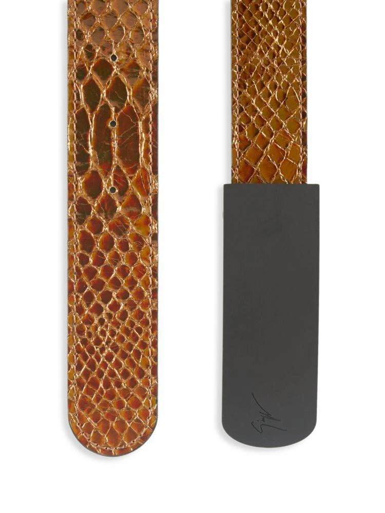 商品Giuseppe Zanotti|Lea Leather Belt,价格¥958,第2张图片详细描述