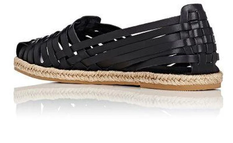 商品Barneys New York|Strappy Leather Espadrilles,价格¥812,第3张图片详细描述