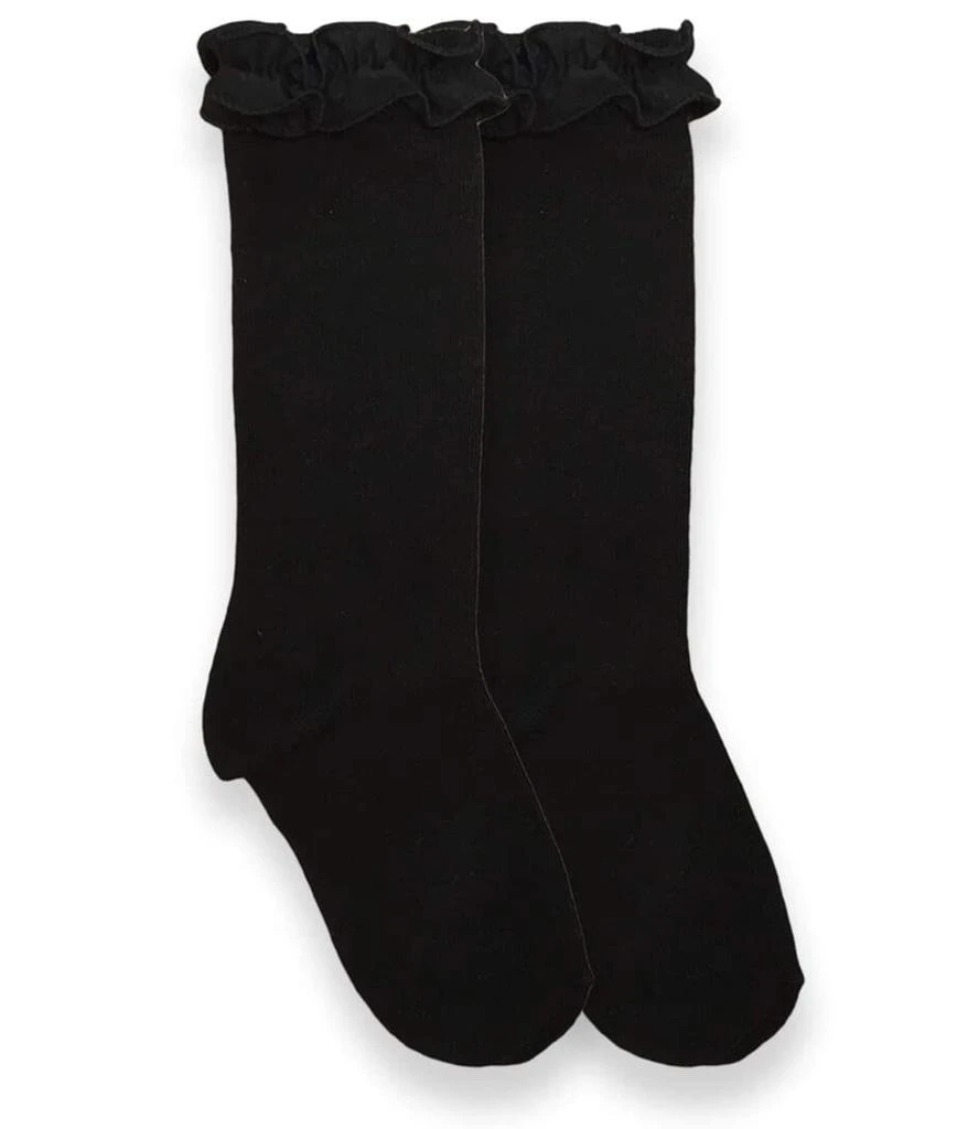 商品Jefferies Socks|Little Girls Ruffle Knee High Socks 1 Pack,价格¥75,第1张图片