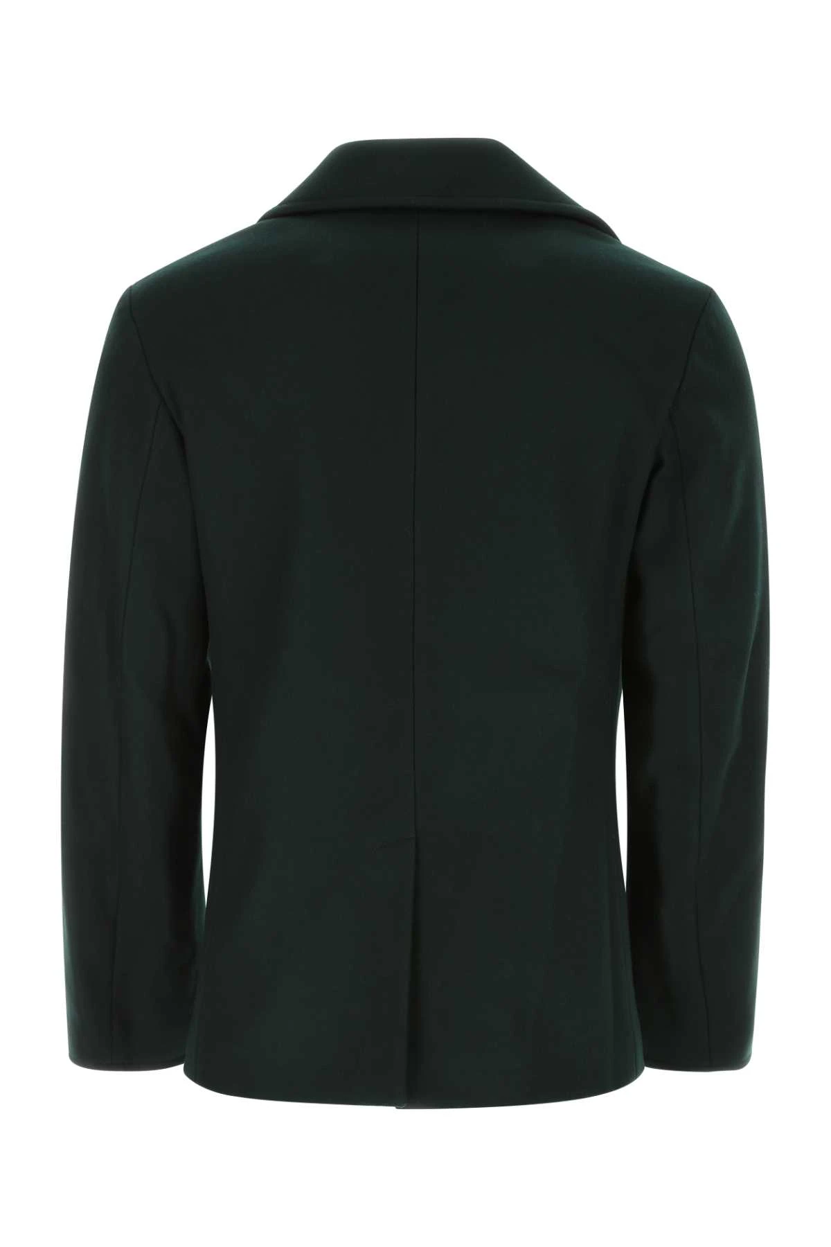 商品【商品预售7天】 Etudes|Etudes 男士大衣 OZENFANTWOOLGREEN 绿色,价格¥2866,第3张图片详细描述