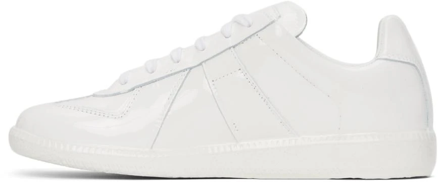 商品MAISON MARGIELA|White Rubber Replica Low Sneakers,价格¥3419,第3张图片详细描述
