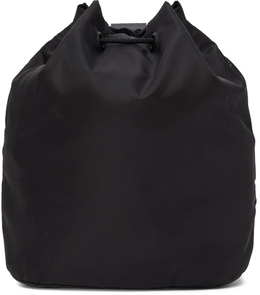 商品Burberry|Black Nylon Badge Appliqué Backpack,价格¥3056,第2张图片详细描述