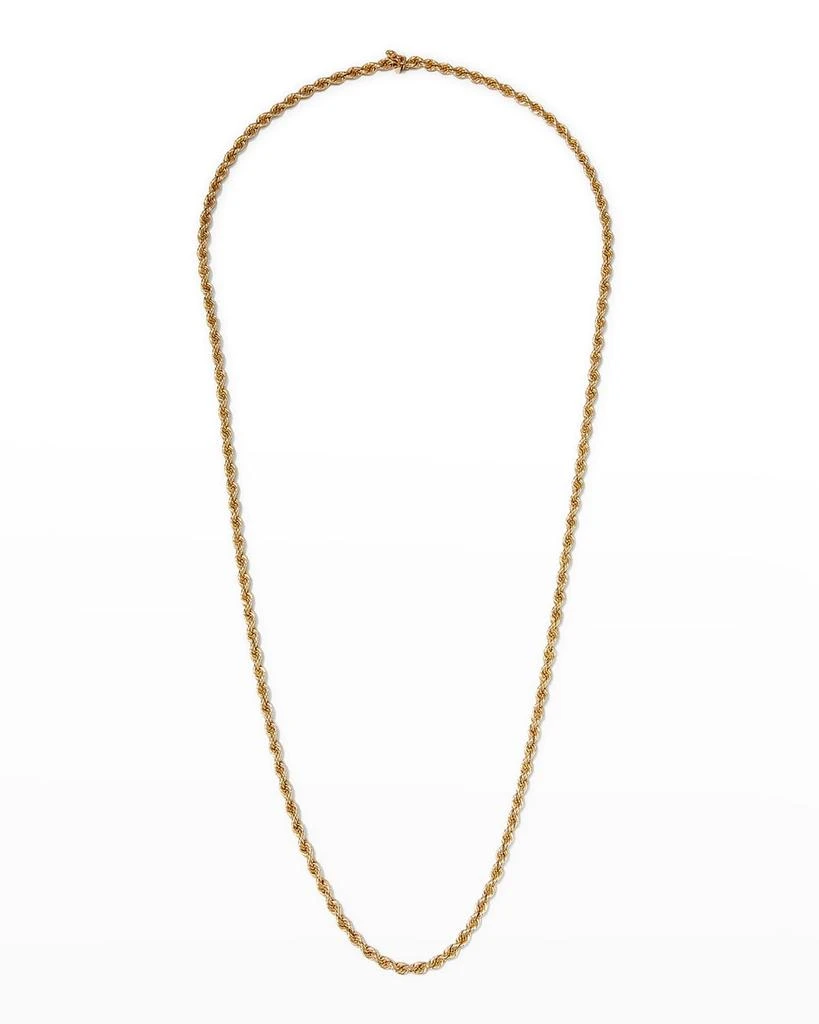 商品NM Estate|Yellow Gold Twist Chain Necklace, 33"L,价格¥53272,第1张图片