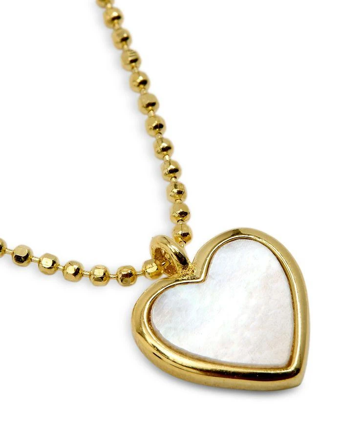 商品Argento Vivo|Mother of Pearl 18K Gold Plated Sterling Silver Necklace, 16-18",价格¥249,第3张图片详细描述