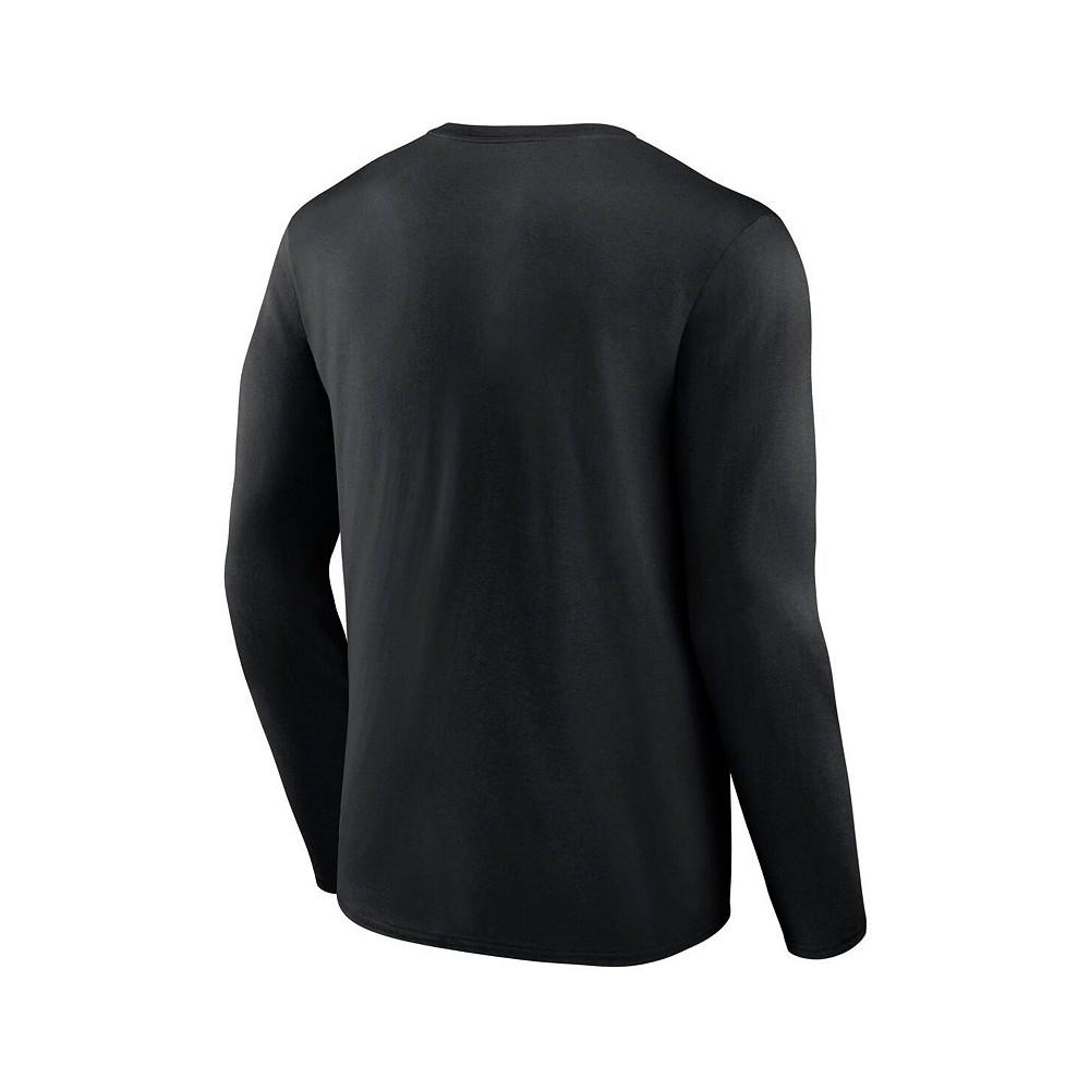 Men's Branded Black Chicago Blackhawks Authentic Pro Core Collection Secondary Long Sleeve T-Shirt商品第2张图片规格展示