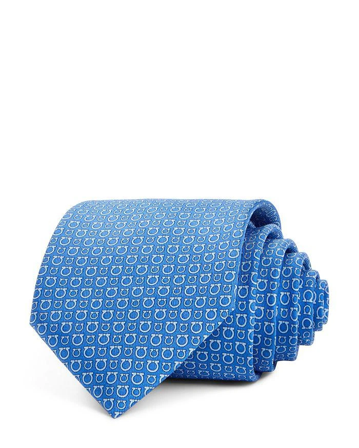 商品Salvatore Ferragamo|Mixed Gancini Print Silk Classic Tie,价格¥1170,第3张图片详细描述